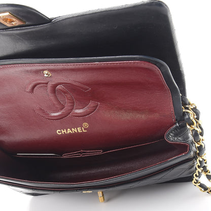 Chanel Lambskin Quilted Medium Double Flap Black 6 of 11