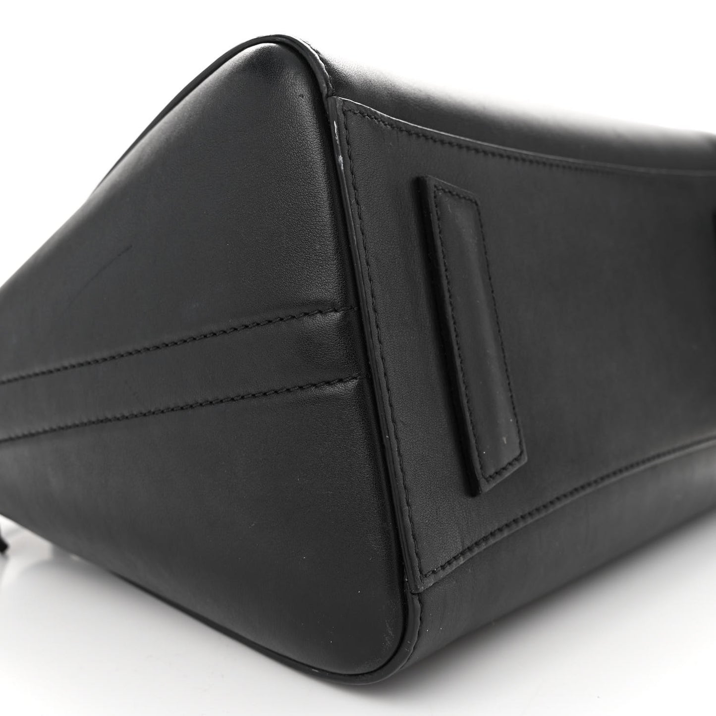 Calfskin Signature Logo Small Antigona Black