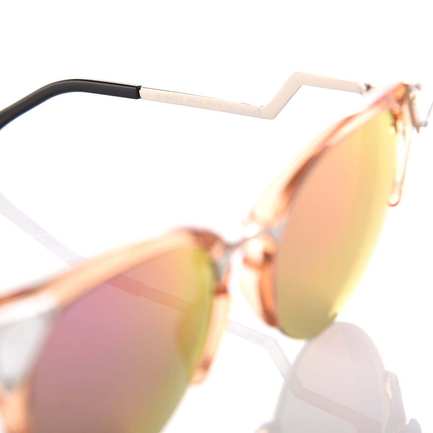 Iridia Cat Eye Sunglasses FF 0041/S Translucent Peach