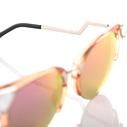 Fendi Iridia Cat Eye Sunglasses FF 0041/S Translucent Peach 5 of 7