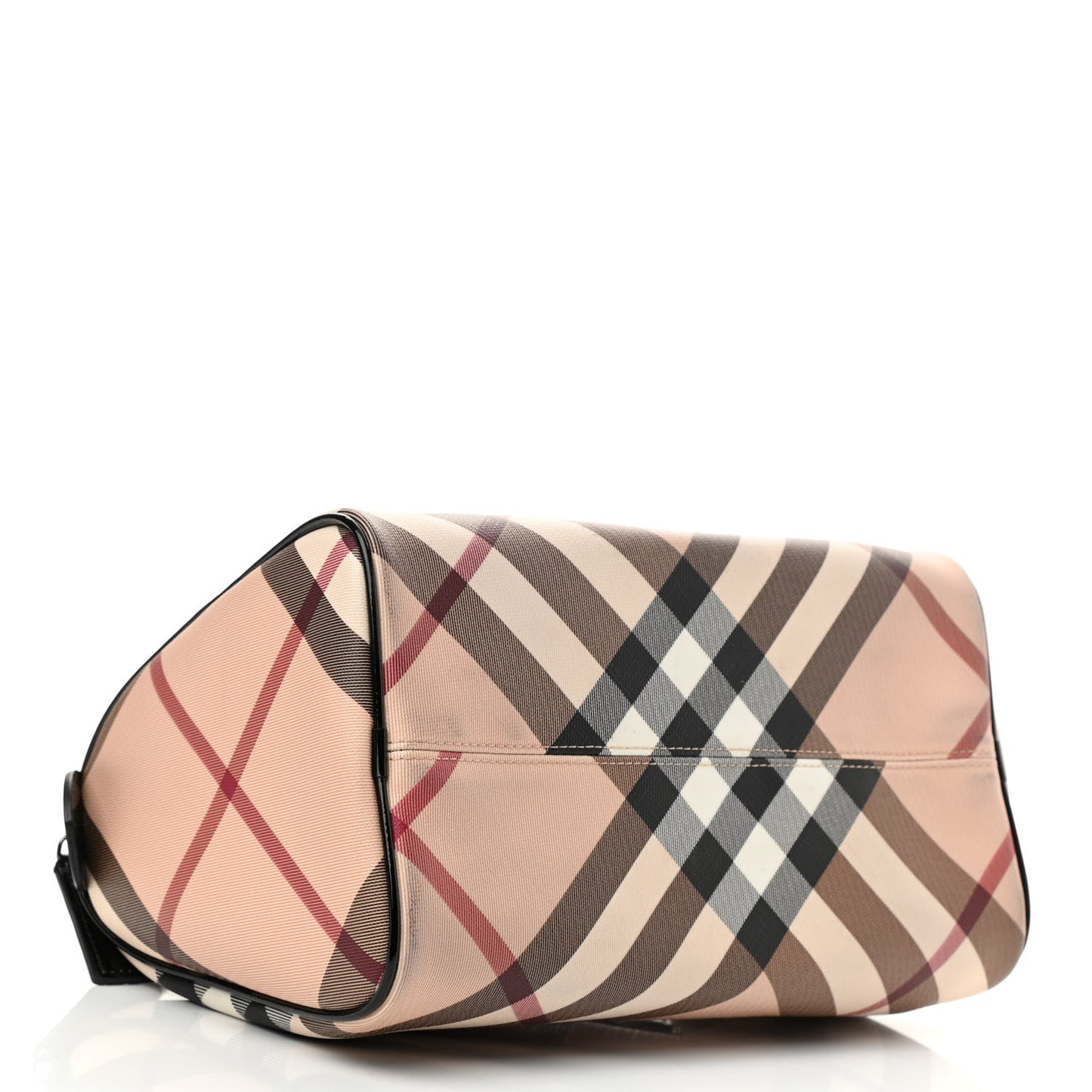 Supernova Check Patent Small Chester Bowling Bag Black