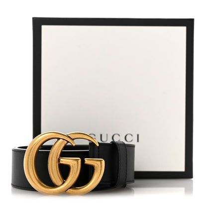 Gucci Calfskin Double G 40mm Belt 75 30 Black 8 of 8
