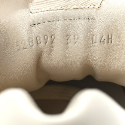 Gucci Calfskin Logo Womens Rhyton Sneakers 39 Ivory 8 of 9