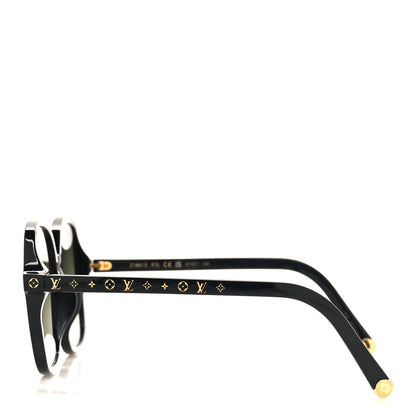 Louis Vuitton Acetate My Monogram Light Square Sunglasses Z1861E Black 3 of 7