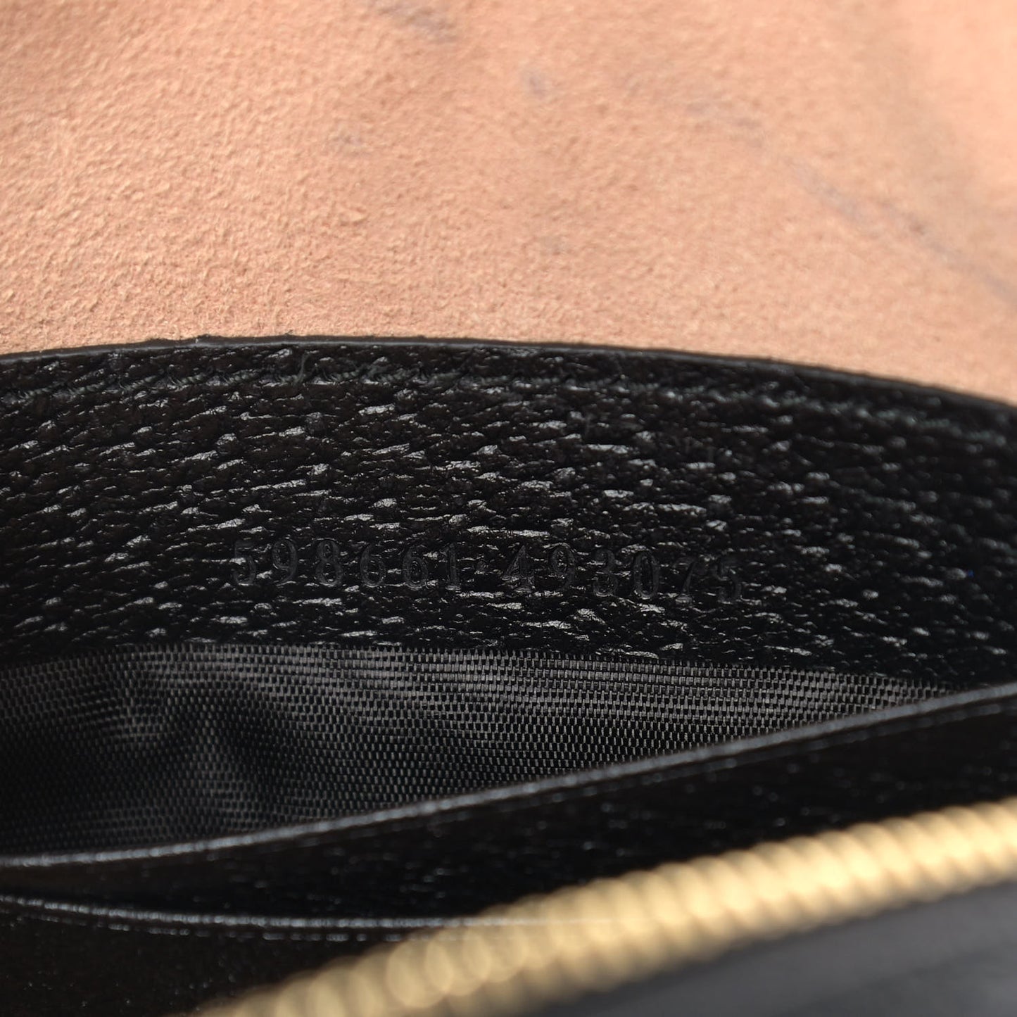 Grained Calfskin Web Mini Ophidia Round Backpack Black