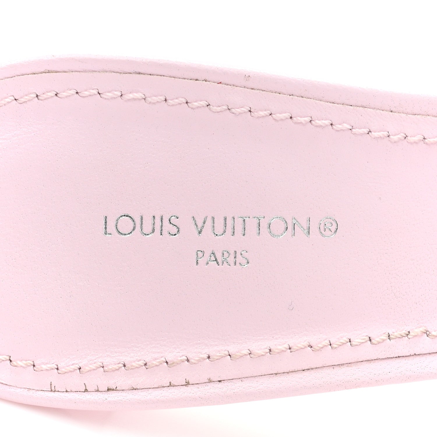 Louis Vuitton Lambskin Embossed Monogram Revival 95mm Mules 40 Rose Claire 7 of 11