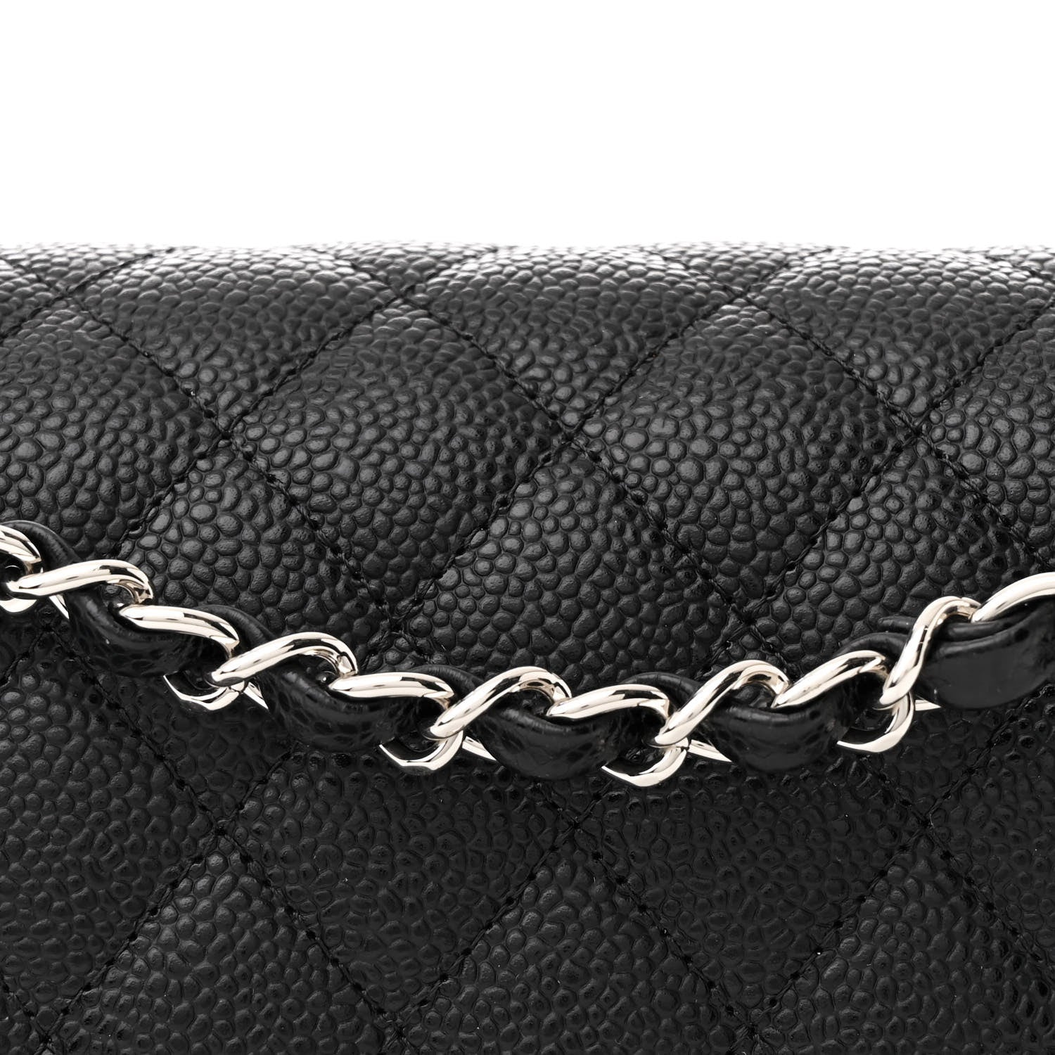 Chanel Caviar Quilted Medium Double Flap Black 8 of 11