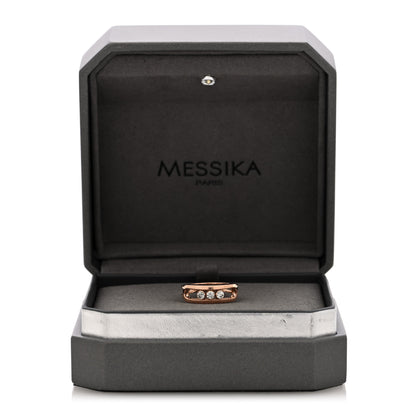 Messika 18K Rose Gold Diamond Move Classique Band Ring 53 6.25 5 of 5