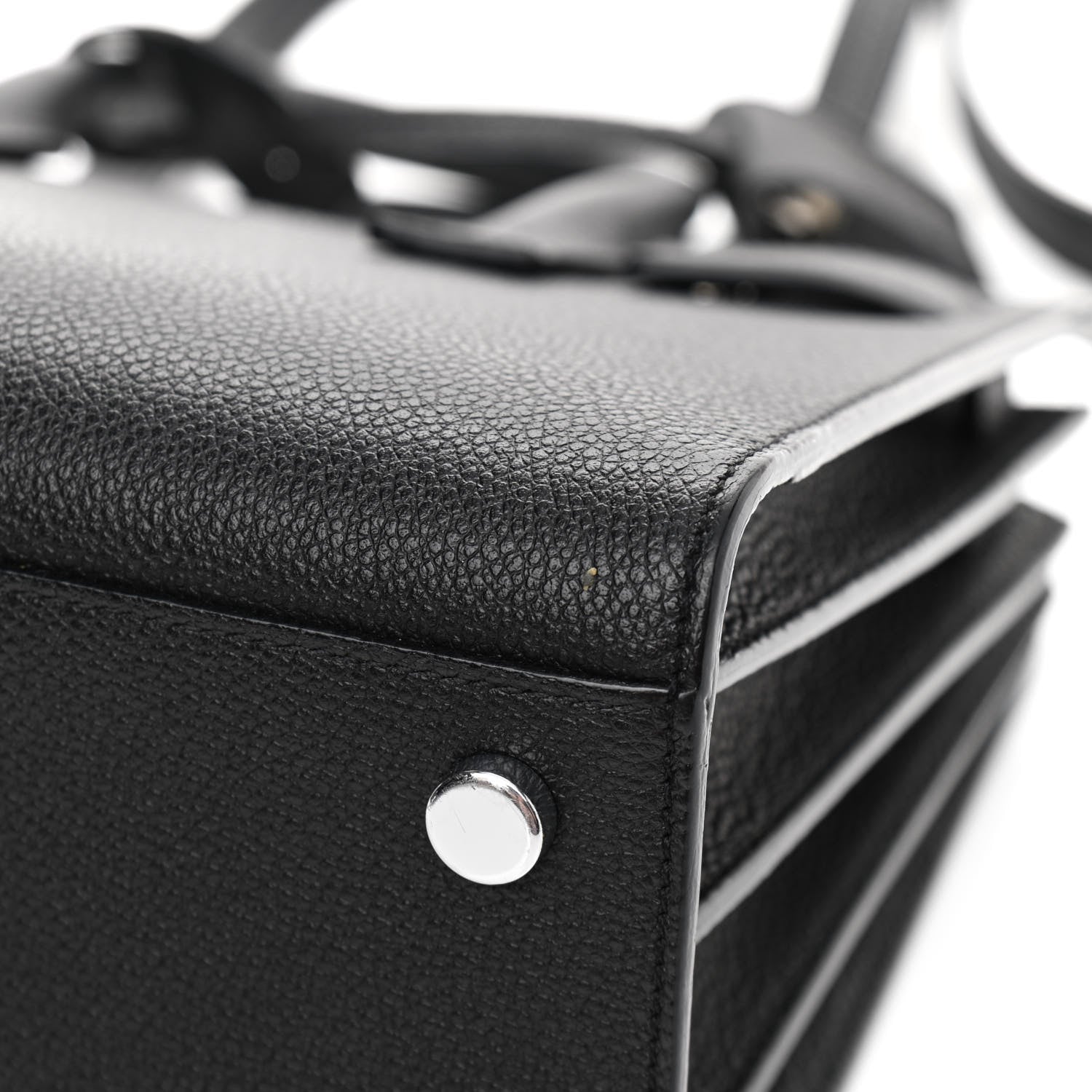 Saint Laurent Grained Calfskin Nano Sac De Jour Black 12 of 13