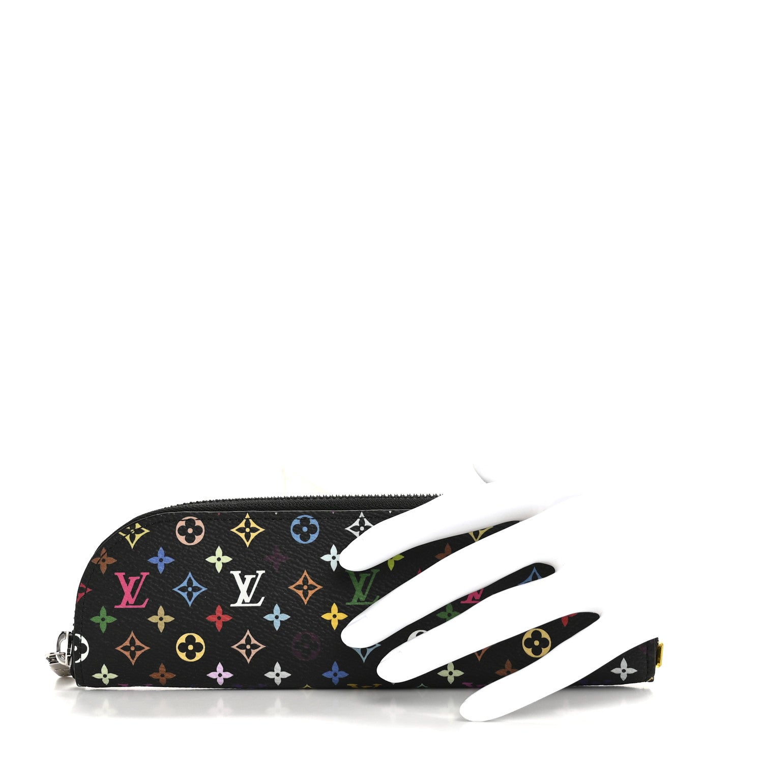 Louis Vuitton LV X TM Monogram Multicolor Charlotte Pencil Pouch Black 2 of 6