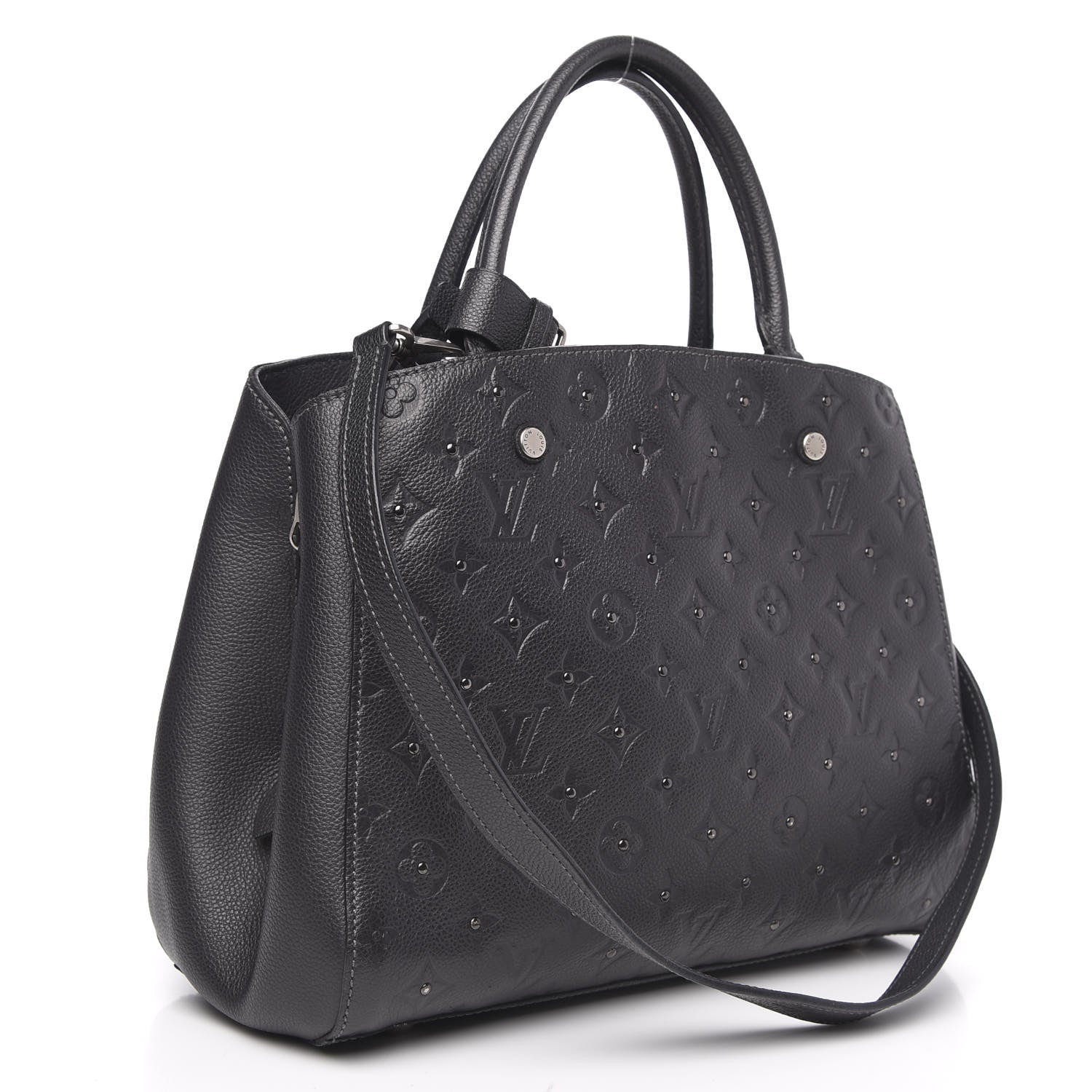 Louis Vuitton Empreinte Studded Montaigne MM Platine 3 of 13
