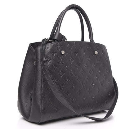 Louis Vuitton Empreinte Studded Montaigne MM Platine 3 of 13