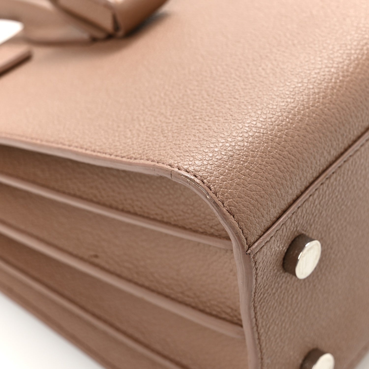 Saint Laurent Grained Calfskin Baby Sac De Jour Pale Blush 13 of 15