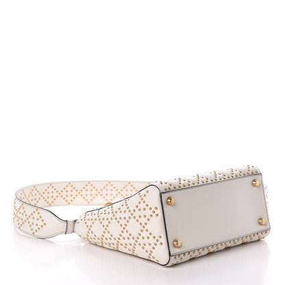 Christian Dior Calfskin Cannage Studded Supple Lady Dior White 4 of 10