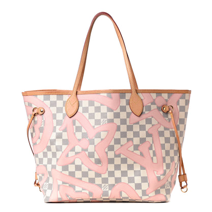 Louis Vuitton Damier Azur Tahitienne Neverfull MM 2 of 5