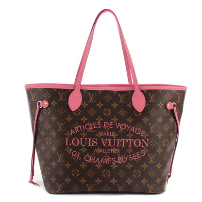 Louis Vuitton Monogram Articles de Voyage Ikat Neverfull MM Rose Velours 1 of 7