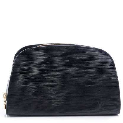 Louis Vuitton Epi Dauphine MM Cosmetic Pouch Black 1 of 7