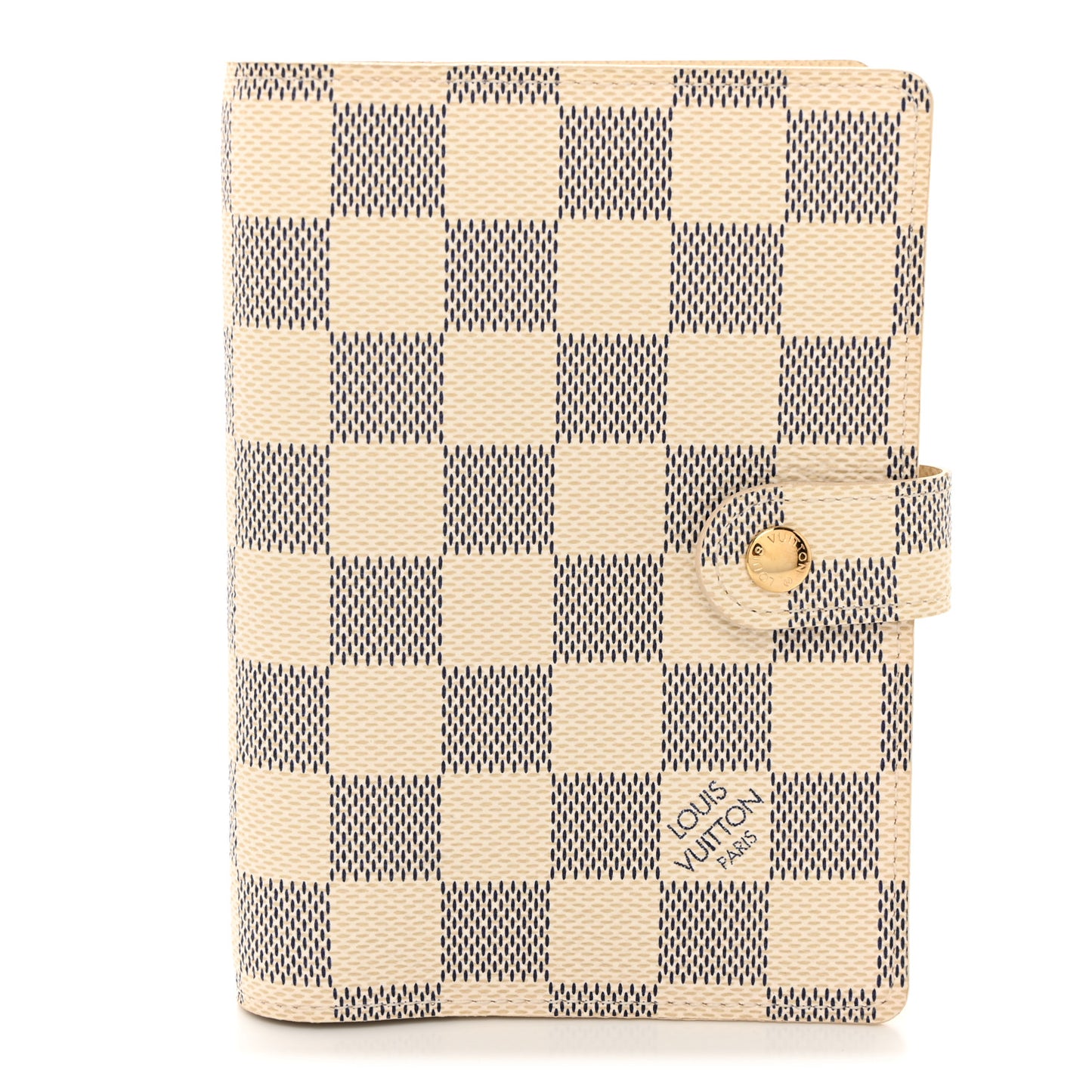 LOUIS VUITTON Damier Azur Small Ring Agenda Cover