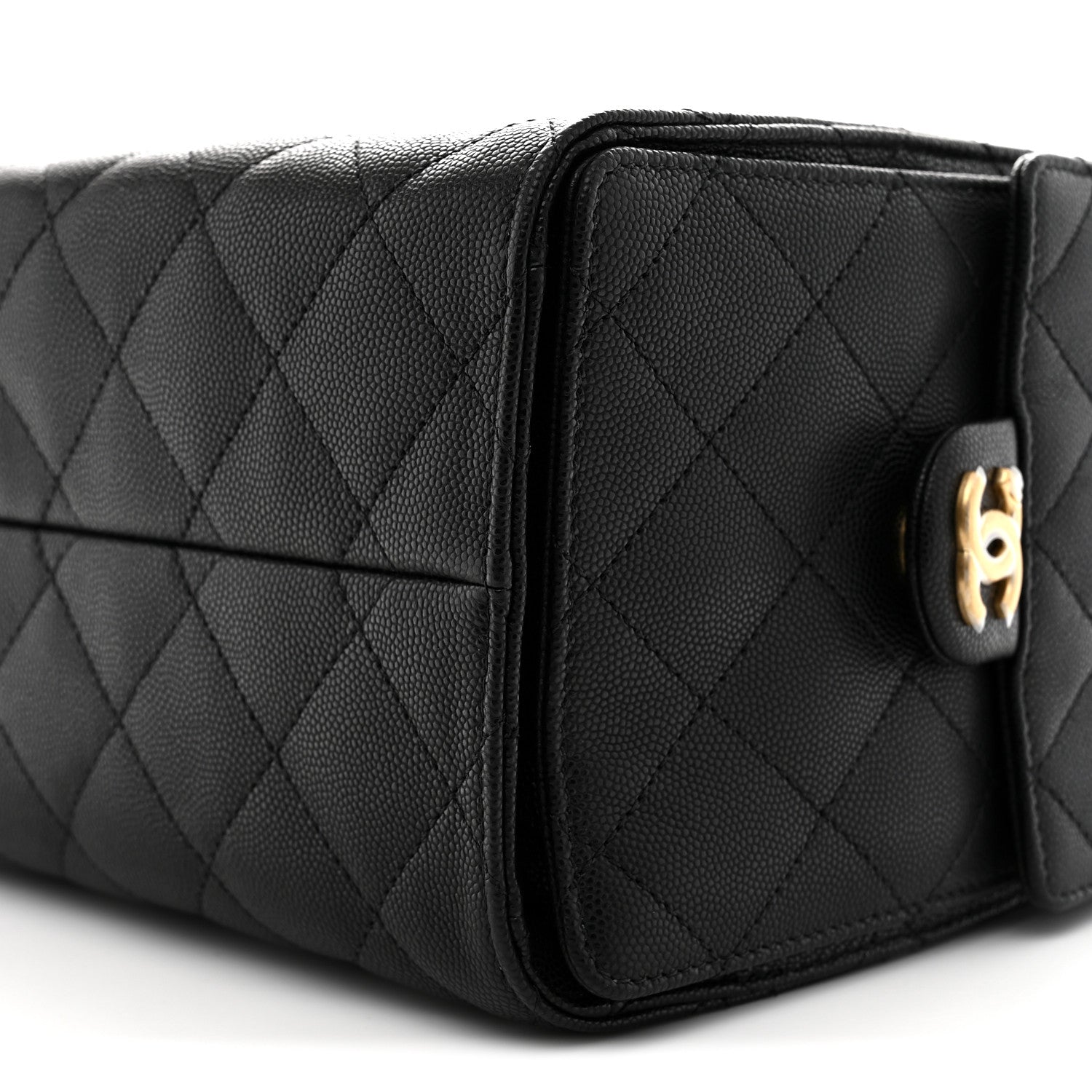 Chanel Caviar Quilted Small Chanel 25 Handbag Black 10 of 11
