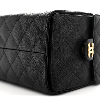 Chanel Caviar Quilted Small Chanel 25 Handbag Black 10 of 11