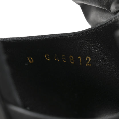 Chanel Silk Crystal Bow CC Sandals 40 Black 9 of 9