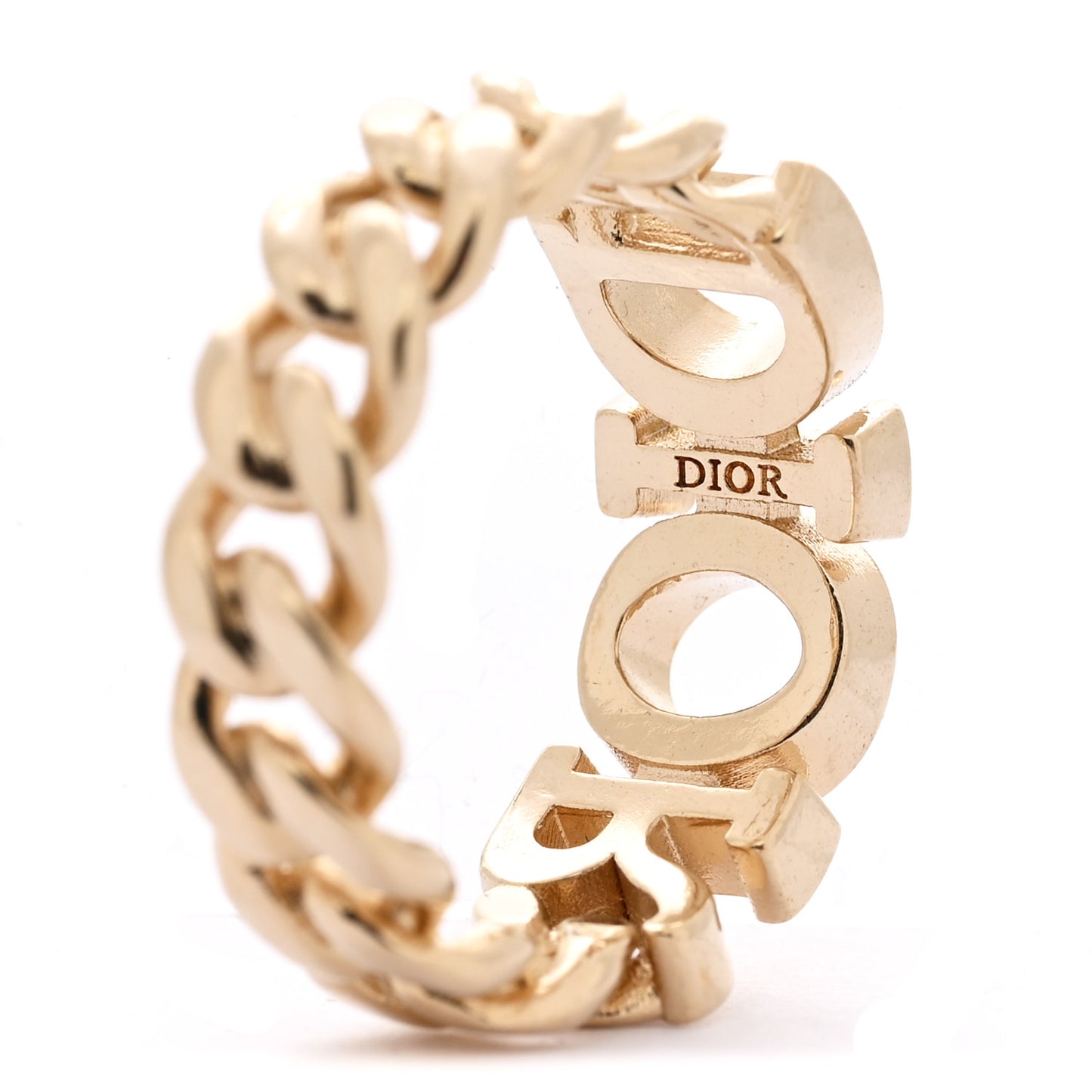 Metal Dio(r)evolution Chain Ring L Gold