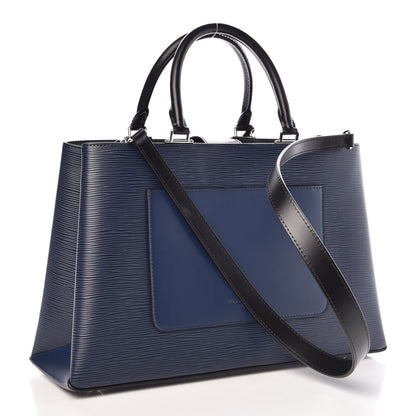 Louis Vuitton Epi Kleber MM Indigo 3 of 8