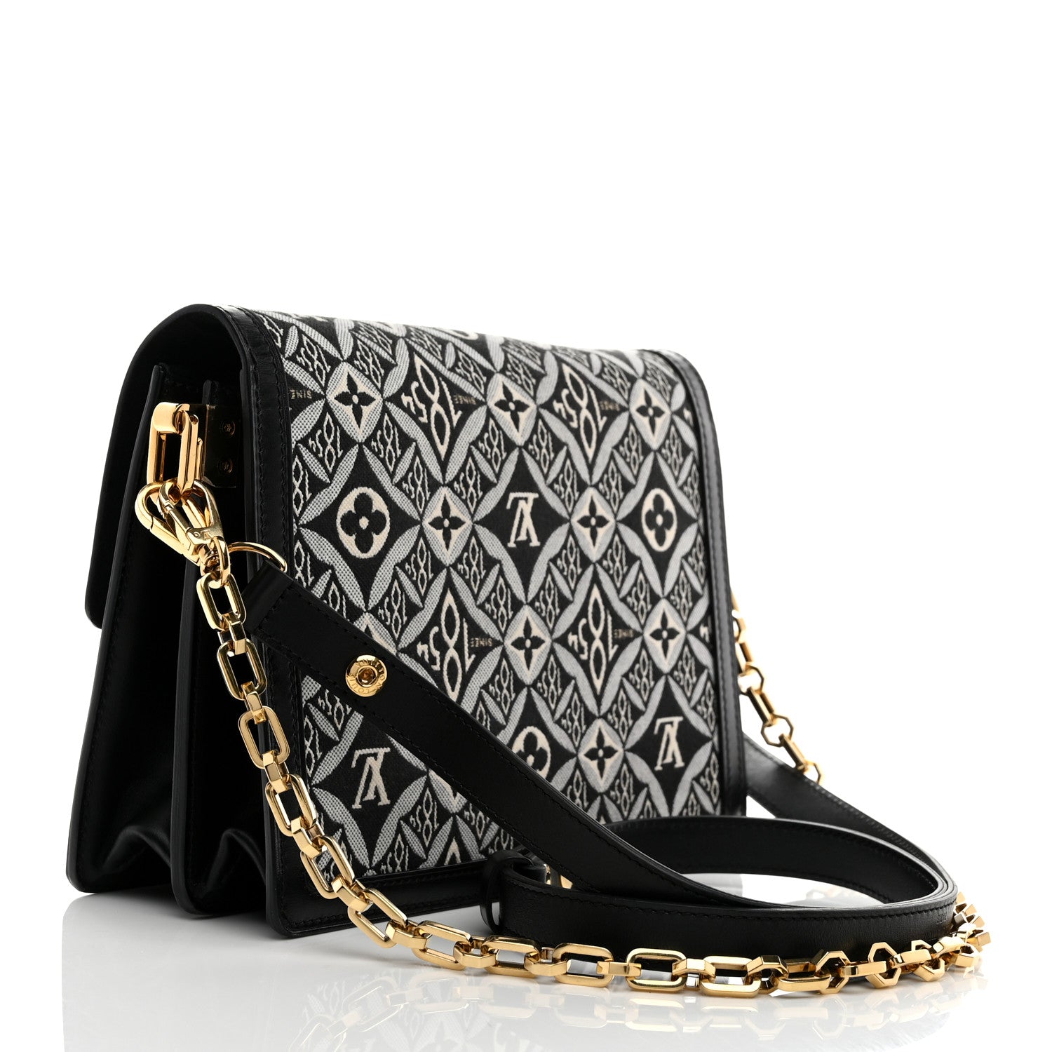 Louis Vuitton Jacquard Since 1854 Dauphine MM Grey 3 of 10