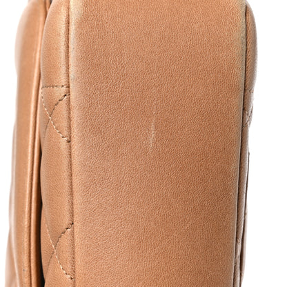 Chanel Lambskin Quilted Medium Single Flap Beige 11 of 12