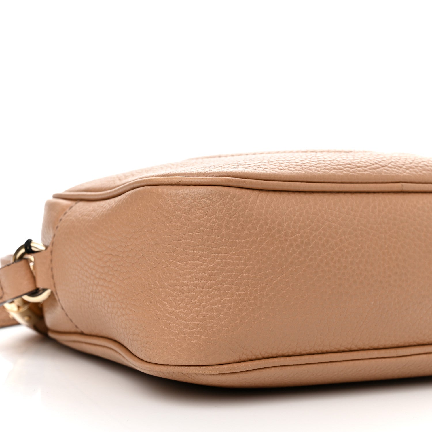 Gucci Pebbled Calfskin Small Soho Disco Bag Camelia 10 of 18