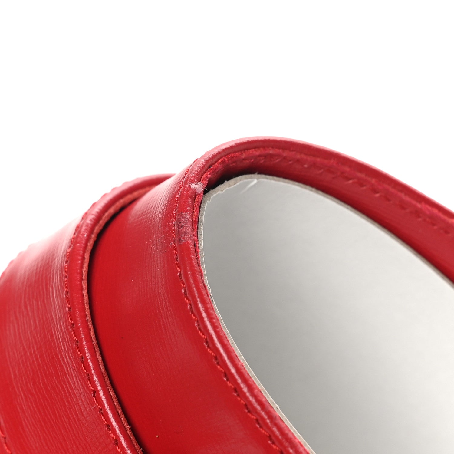 Givenchy Calfskin Shark Lock Ankle Boots 37 Red 8 of 8