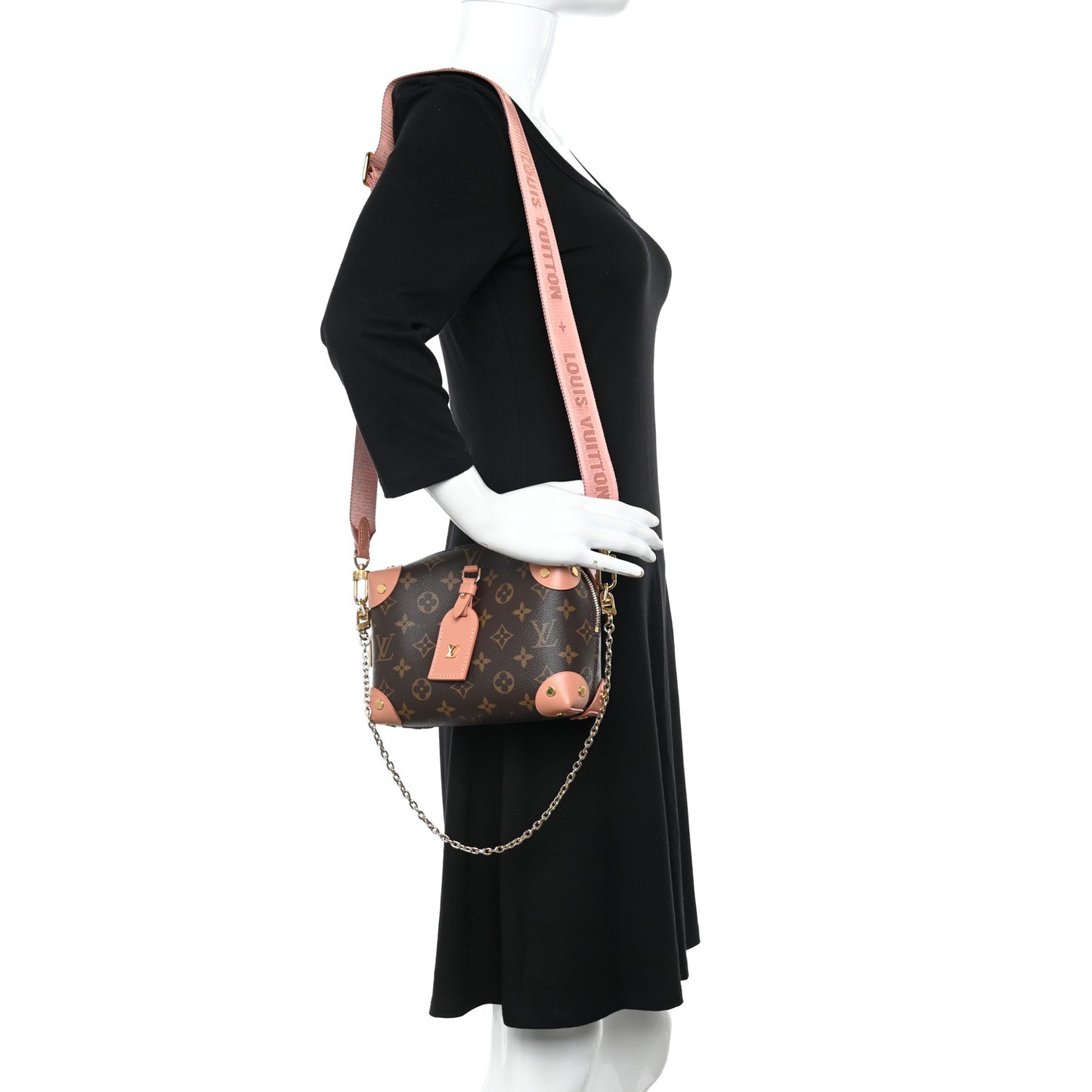 Monogram Petite Malle Souple Peach