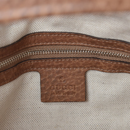 Gucci Pebbled Calfskin Small Miss GG Hobo Old Naturale 6 of 11