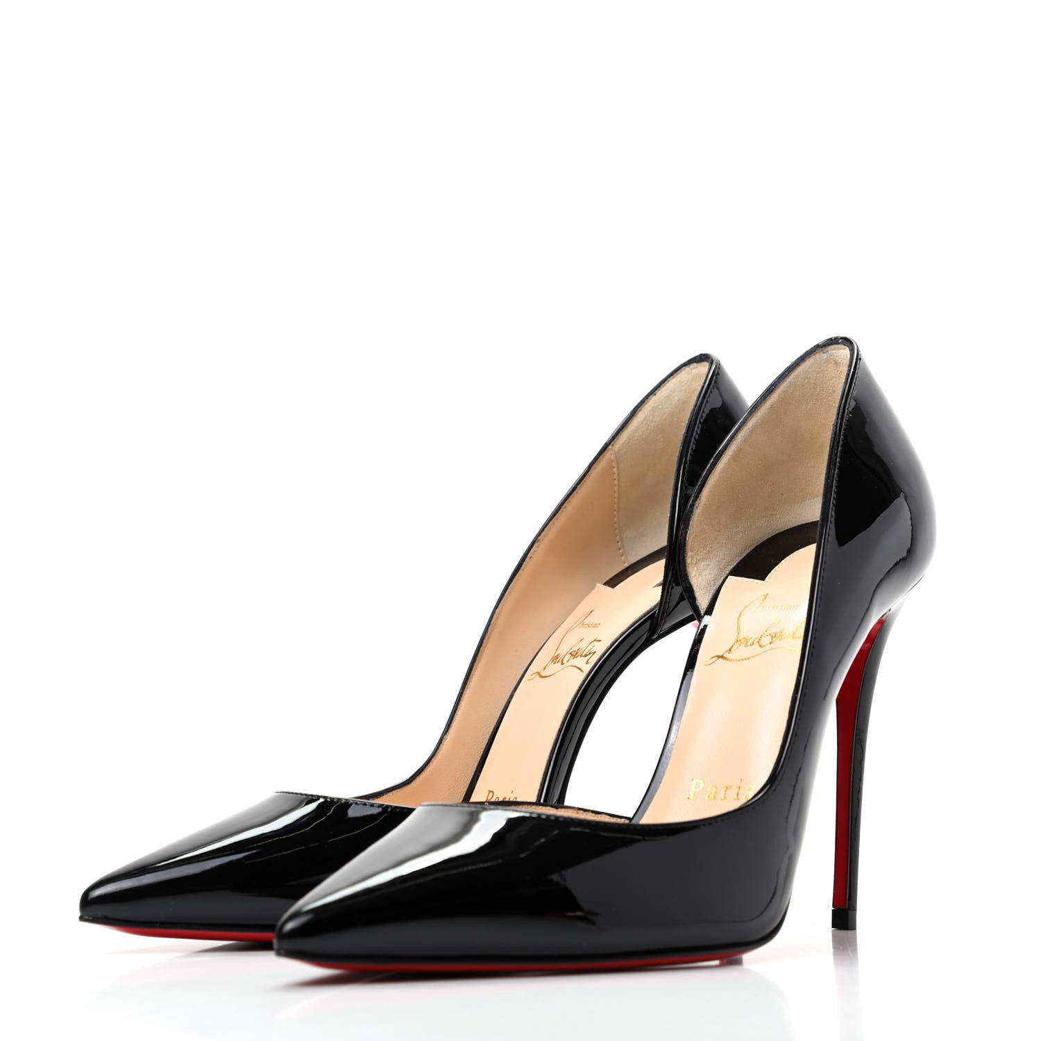 Christian Louboutin Patent Iriza 100 Pumps 37 Black 3 of 9