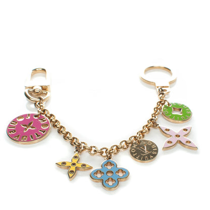 Louis Vuitton Enamel Looping Key Chain Bag Charm Multicolor 2 of 9