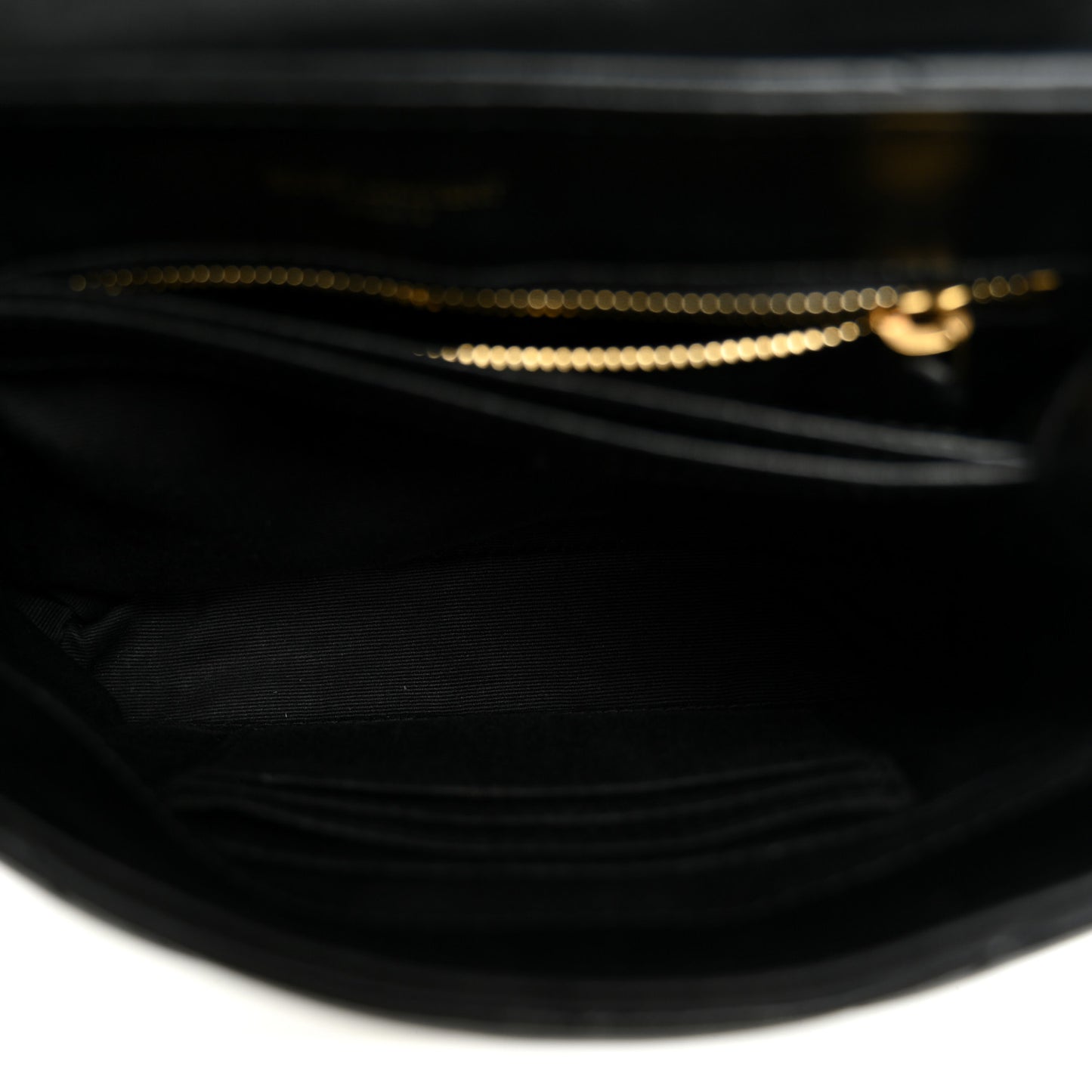 Calfskin Y Quilted Monogram Toy Loulou Crossbody Bag Black
