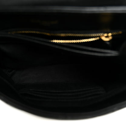 Saint Laurent Calfskin Y Quilted Monogram Toy Loulou Crossbody Bag Black 4 of 9