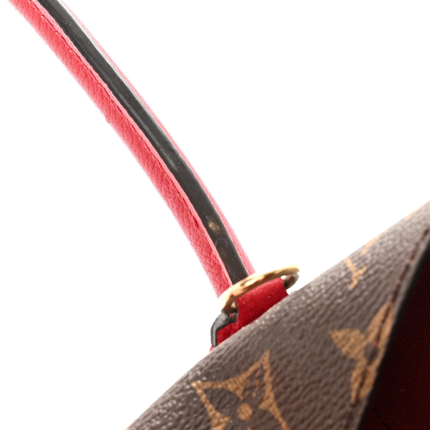 LOUIS VUITTON Calfskin Monogram Kimono Tote PM Cherry