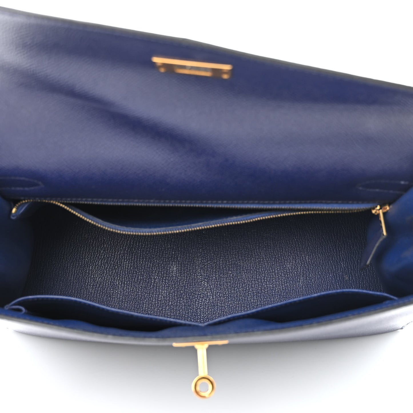 Epsom Kelly Sellier 32 Bleu Saphir