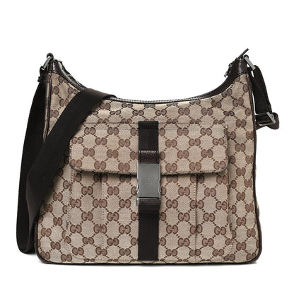 Gucci Monogram Messenger Bag Dark Brown 1 of 10