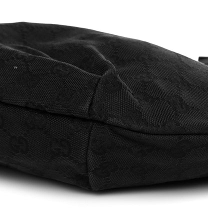 Gucci Denim Monogram Half Moon Hobo Black 8 of 16