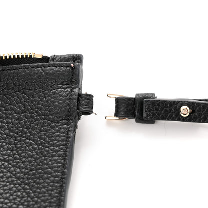 Salvatore Ferragamo Grainy Calfskin Medium Gancini Tote Black 12 of 12