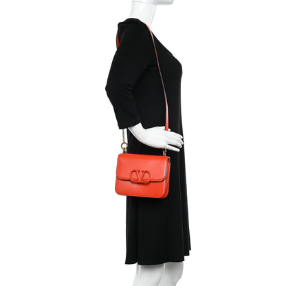 Valentino Garavani Smooth Calfskin Small VSling Shoulder Bag Orange 2 of 10