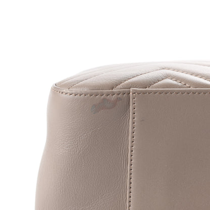 Gucci Calfskin Matelasse Medium GG Marmont Shoulder Tote Bag Porcelain Rose 8 of 11