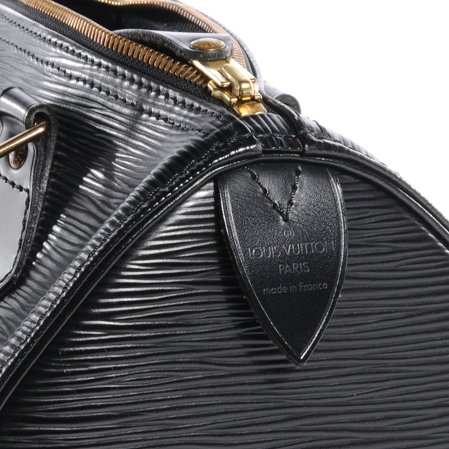 Louis Vuitton Epi Speedy 25 Black 6 of 8