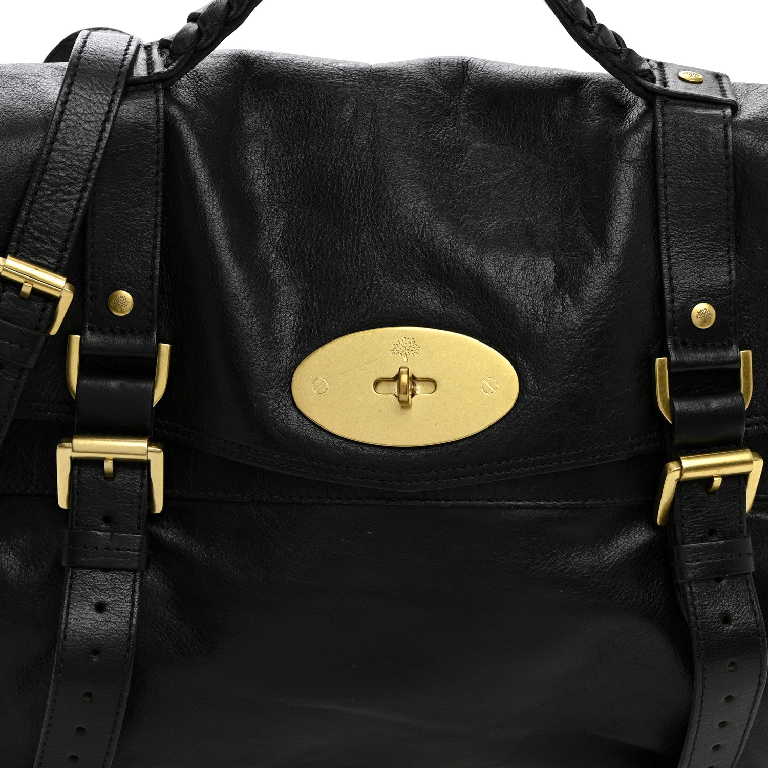 Mulberry Soft Buffalo Oversized Alexa Black 7 of 9