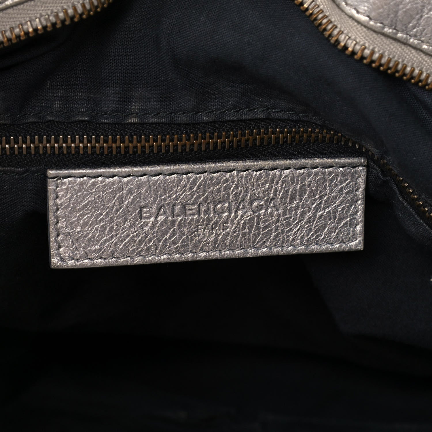 Balenciaga Metallic Agneau Classic Hardware Velo Gris Aluminum 7 of 13