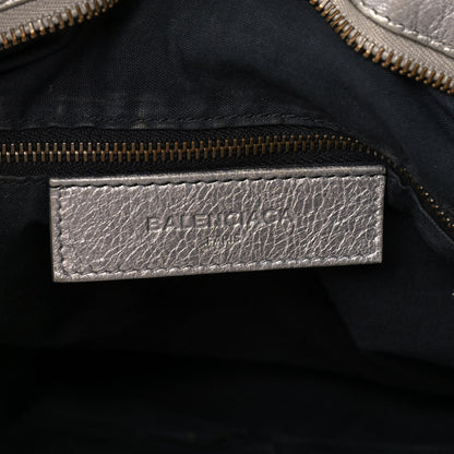 Balenciaga Metallic Agneau Classic Hardware Velo Gris Aluminum 7 of 13
