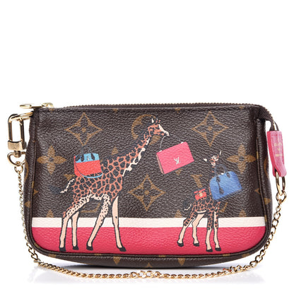 Louis Vuitton Monogram 2017 Christmas Animation Mini Pochette Accessories 1 of 8