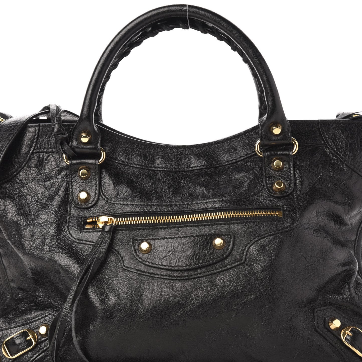 Agneau Classic Gold Hardware City Black